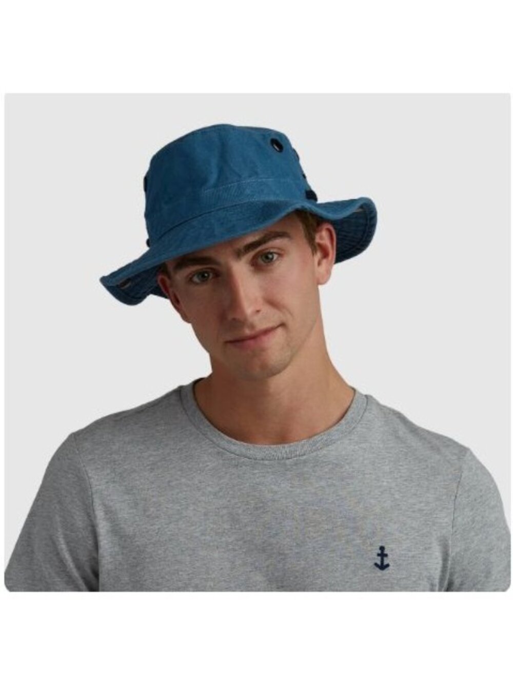NWT Tilley T3 Wanderer Bucket Hat Blue Large 7.5cm  MSRP$99.00